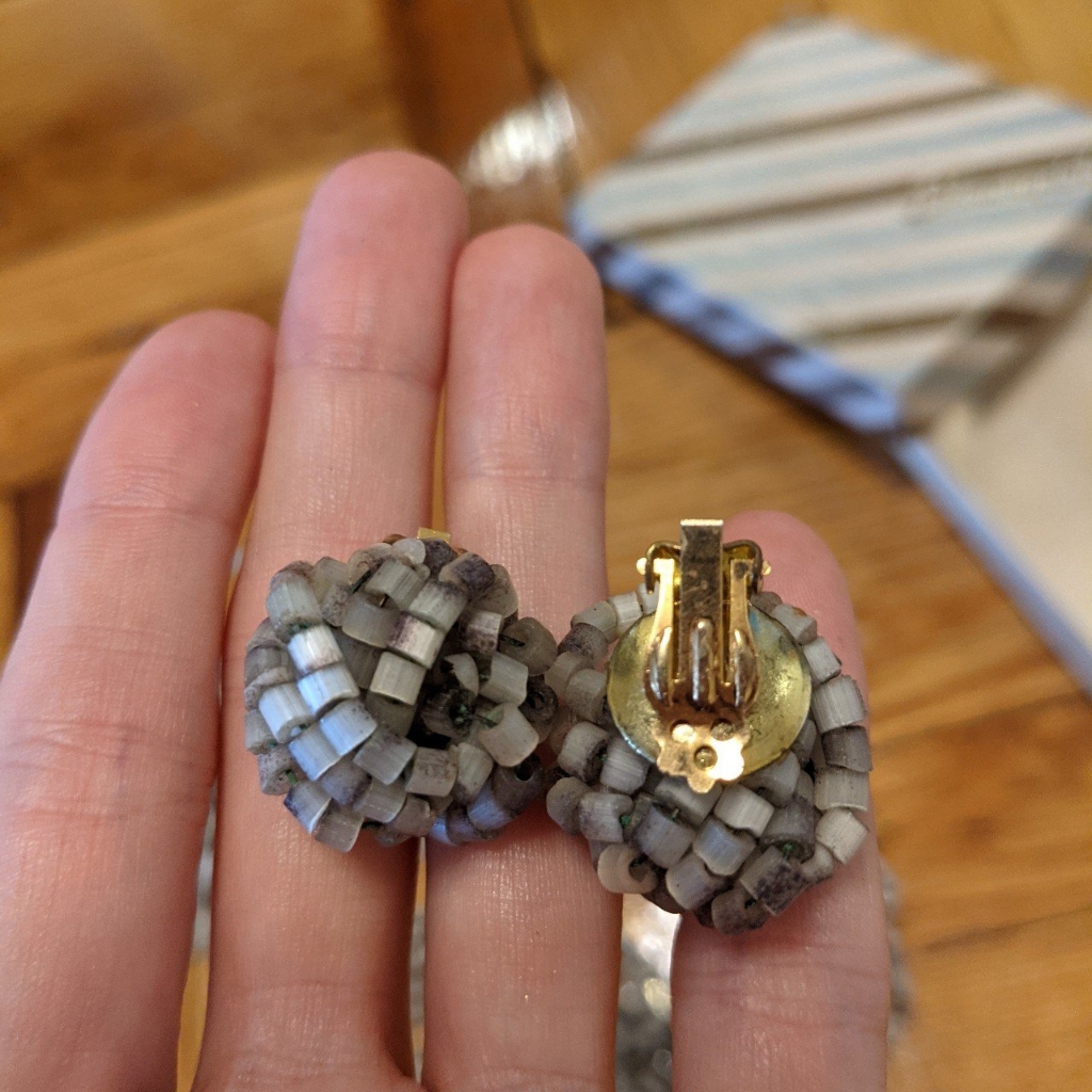 Vintage Necklace Earrings Jewellery Set